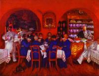 Kustodiev, Boris - Moscow Traktir (Tavern)